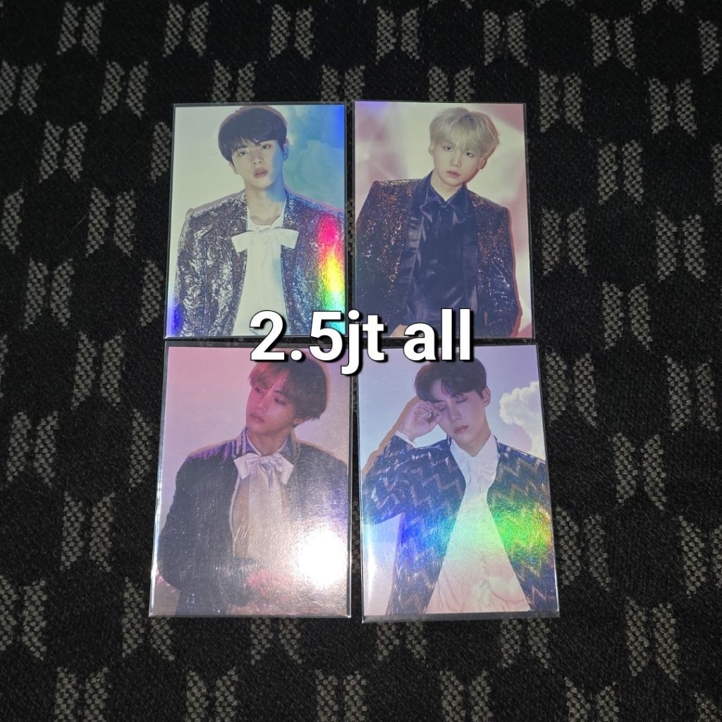 bts wings the final hologram mini photocard mpc official