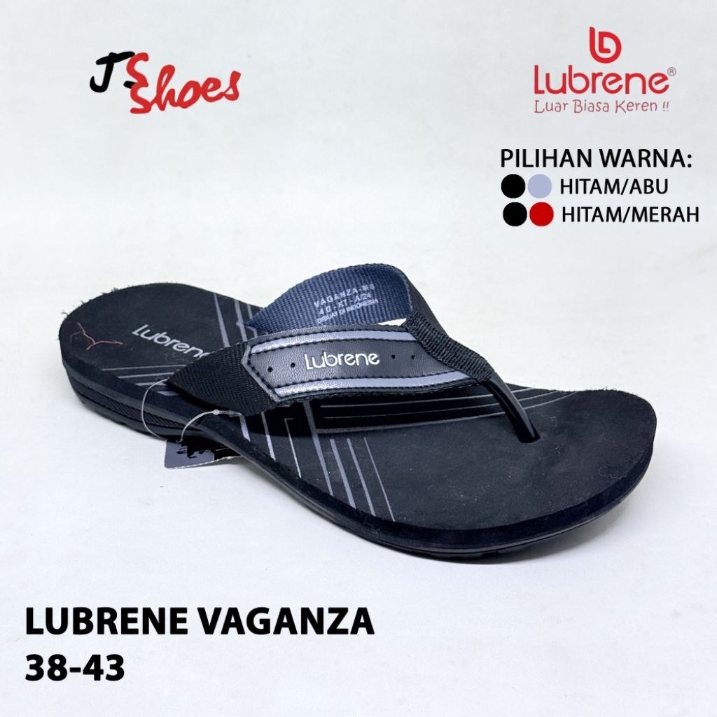LUBRENE VAGANZA - SANDAL JEPIT SPON PRIA DEWASA MERK LUBRENE ORIGINAL