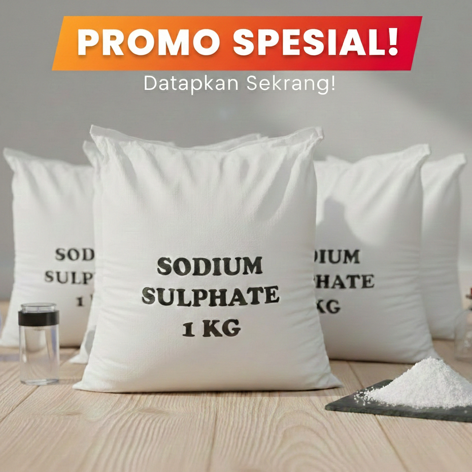 SODIUM SULPHATE 1KG - SODIUM SULPAT - SODIUM SULFAT - NATRIUM SULFAT