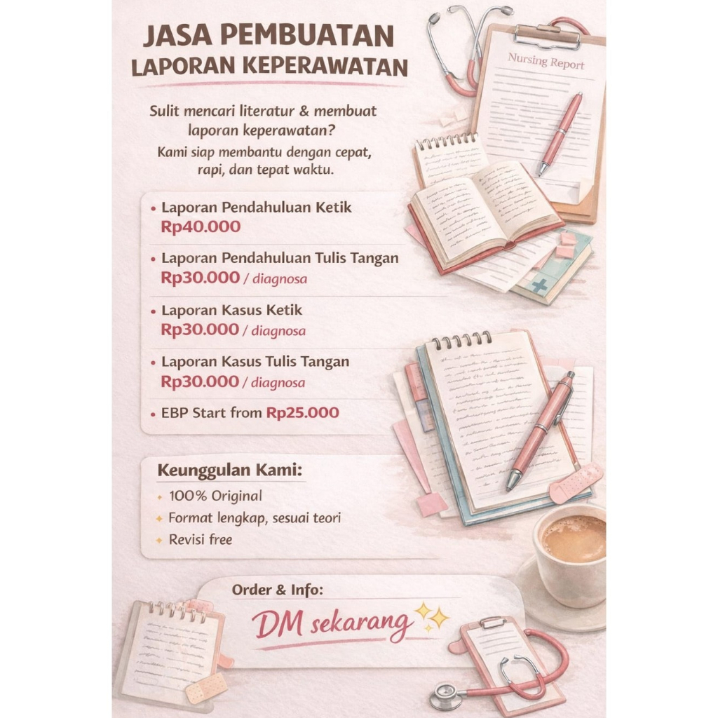 Joki Laporan Pendahuluan dan Laporan Kasus Keperawatan