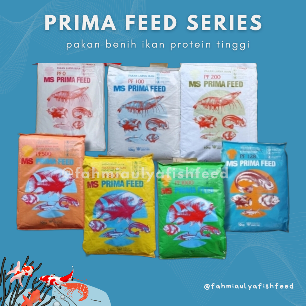 (PAKET BUDIDAYA) REPACK 1 Kg PF 1000, 800, 500, 200, 100, 0, PF 128 by MS PRIMA FEED Makanan PAKAN I