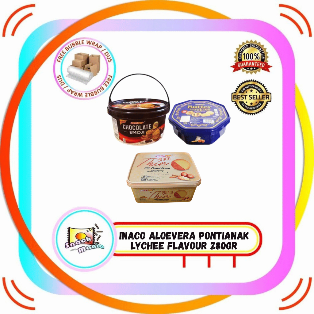 Biskitop Butter Cookies Chocolate Emoji Kaleng Kukis Rasa Mentega ~ 250gr 260gr