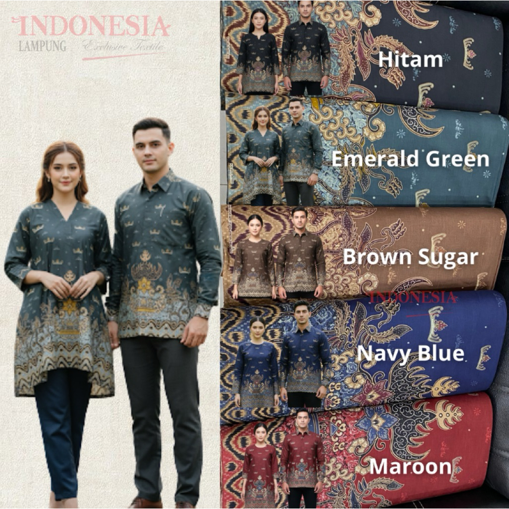 BATIK LAMPUNG MOTIF TERBARU - PREMIUM