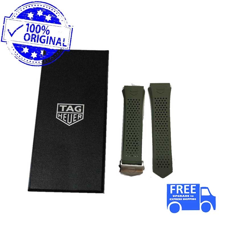 Strap Original Tag Heuer Connected Calibre E3-E4 45mm Hijau