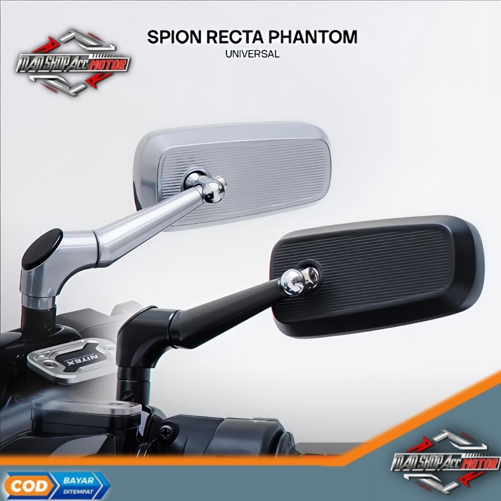 Spion Recta Phantom Nemo Spion Design Kotak Untuk Semua Kendaraan Bermotor Spion Original Nemo