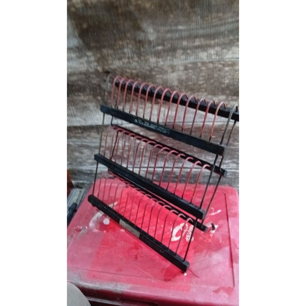 Rak kaset pita 155rb jadul antik kuno lawas vintage display