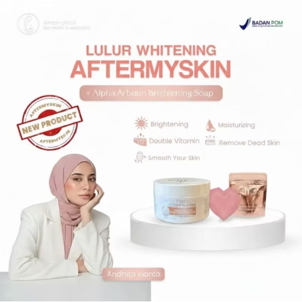 AFTERMYSKIN PAKET BLEACHING (DAPAT LULUR PENGANTIN & SABUN)