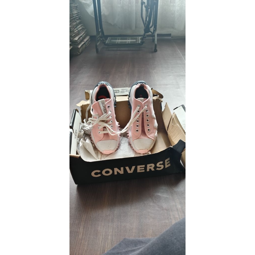 converse run star motion pink sepatu sneakers murah ori