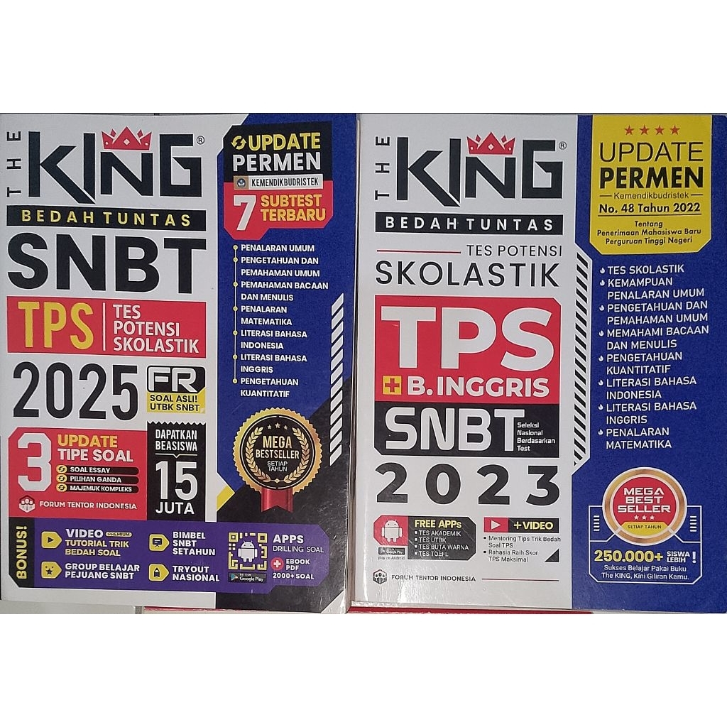 Buku Latihan SNBT 2023 & SNBT 2025 - The King