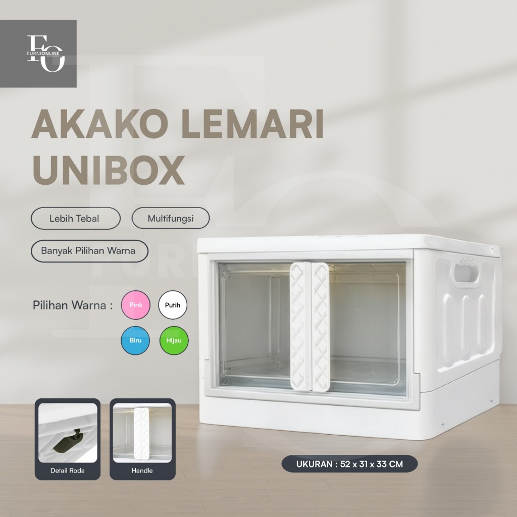 AKAKO - Lemari UNIBox Serbaguna / Beauty Box Lemari Pakaian / Kotak Serbaguna Box Pemilu KPU