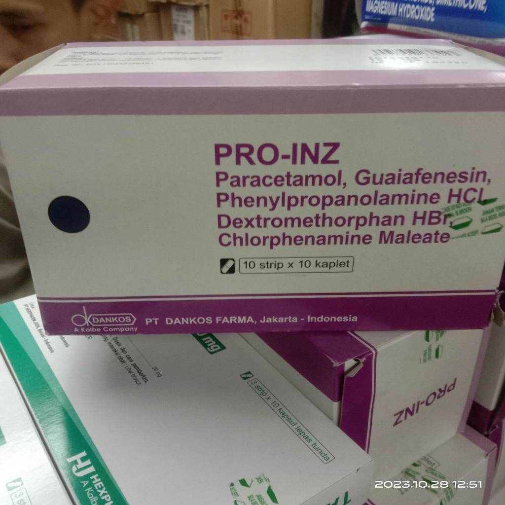 Pro-inz pro inz 10 tablet batuk flu