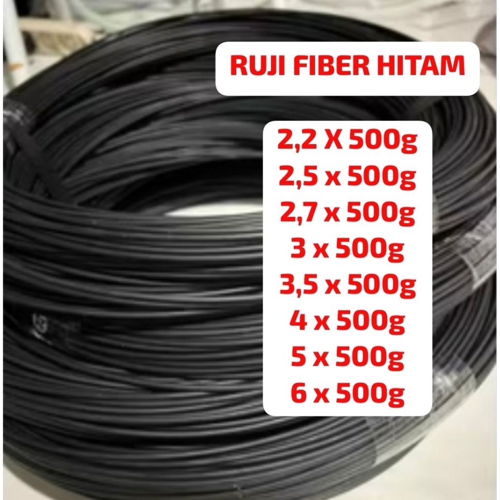 jeruji ruji fiber  kandang kandang ukuran 2.7mm 3mm  3.5mm 4mm berat 500g lokal ruji kandang merpati