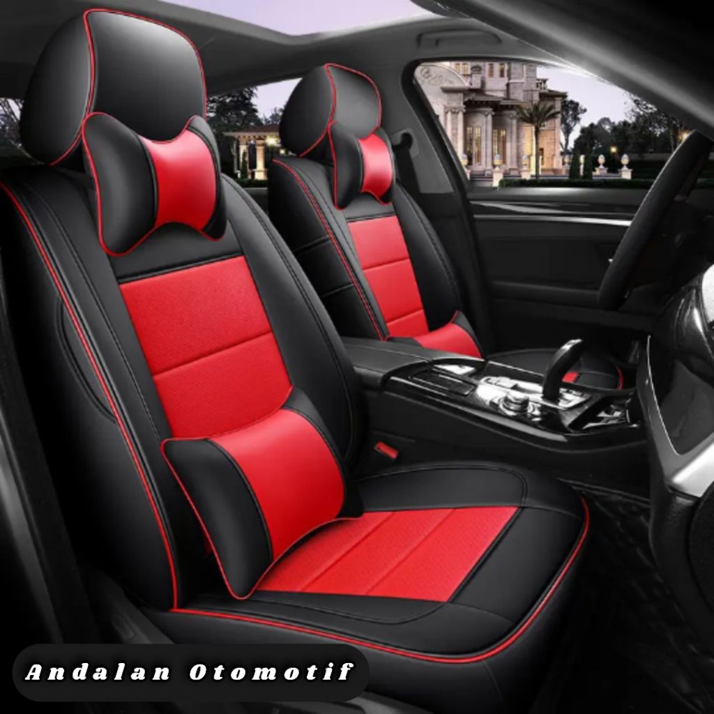 Sarung Jok Mobil Qualitas Bahan Medium Ferari 100%Original XL7 Grend Livina Innova Rush Avanza Brv F