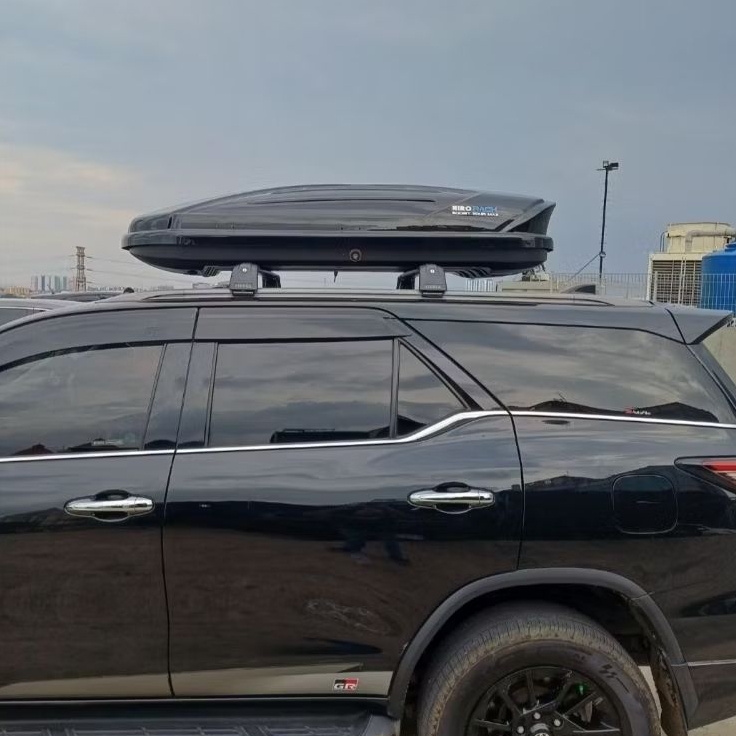 paket roof box dan cross bar all new pajero fortuner rush Hiro Motor Sport