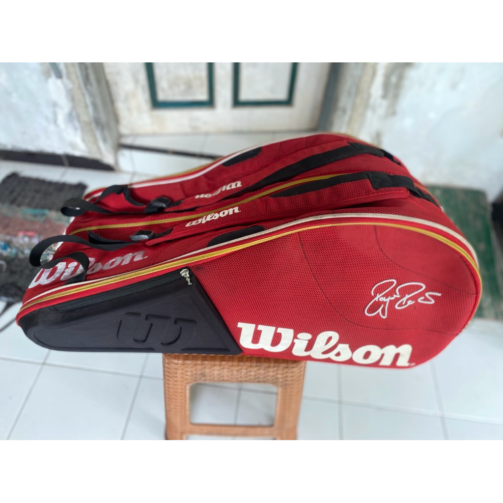 Tas Raket Tennis Wilson Roger Federer Court 15 (Bekas)