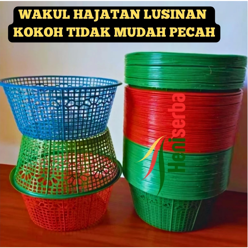 60 Pcs Wakul Hajatan Lusinan Murah / Wakul Nasi Ceting Besek Plastik