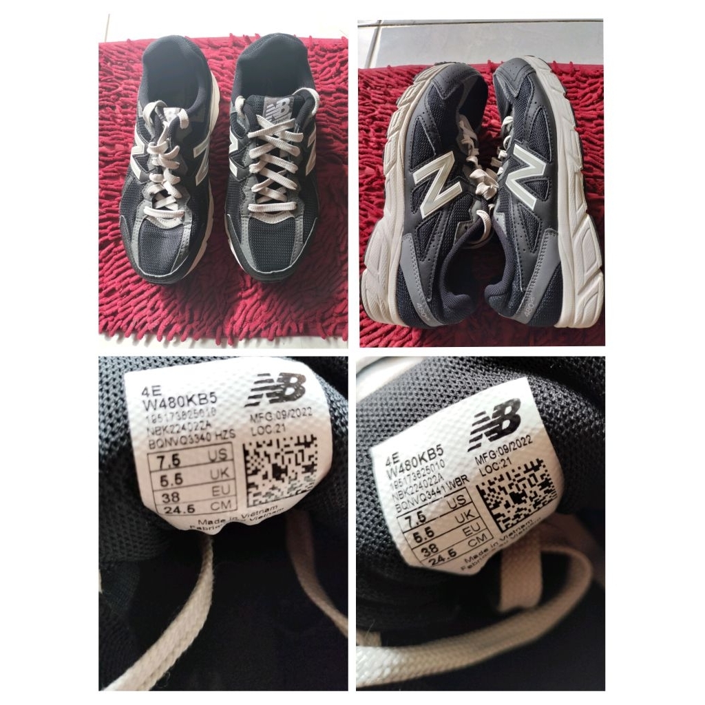 Sepatu NB 480 V5 Size 38 Original bukan NB 530 NB 550 NB 990