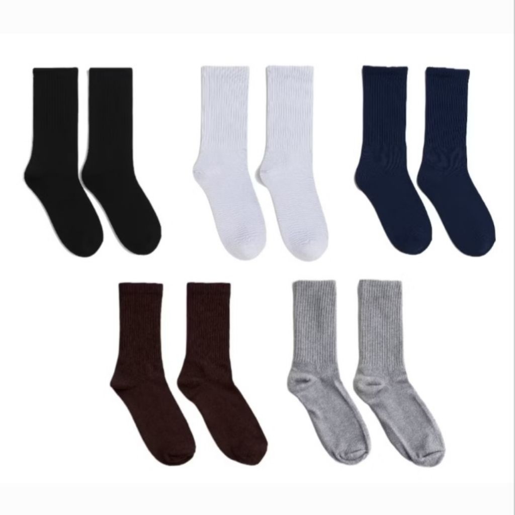 Kaos Kaki Polos / Kaos Kaki Hitam / Kaos Kaki Putih / Kaos Kaki Olahraga / Kaos Kaki Sekolah