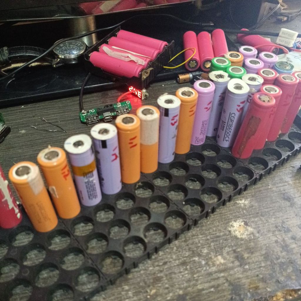 batrei 18650 bekas laptop