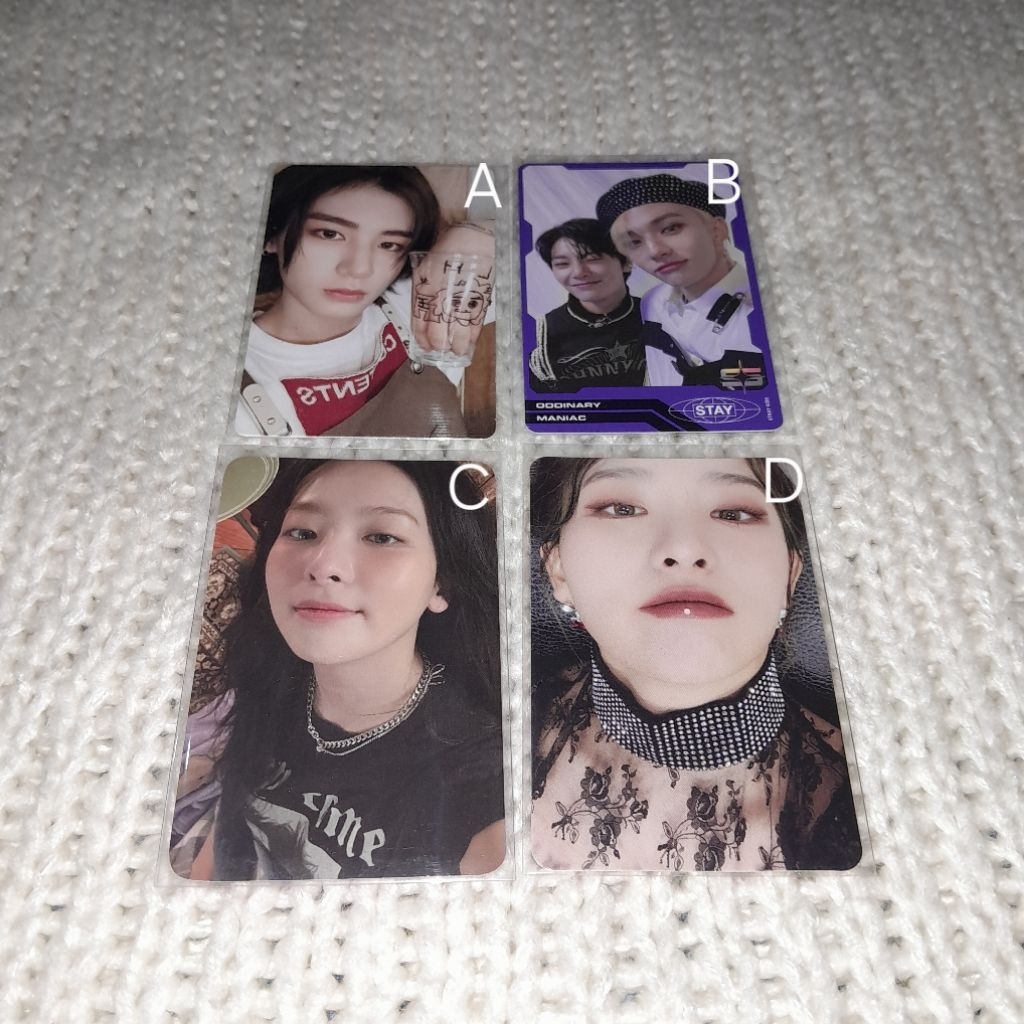 Photocard Boy Next Door, Stray Kids, Red Velvet Seulgi, Leehan, I.N, Hyunjin