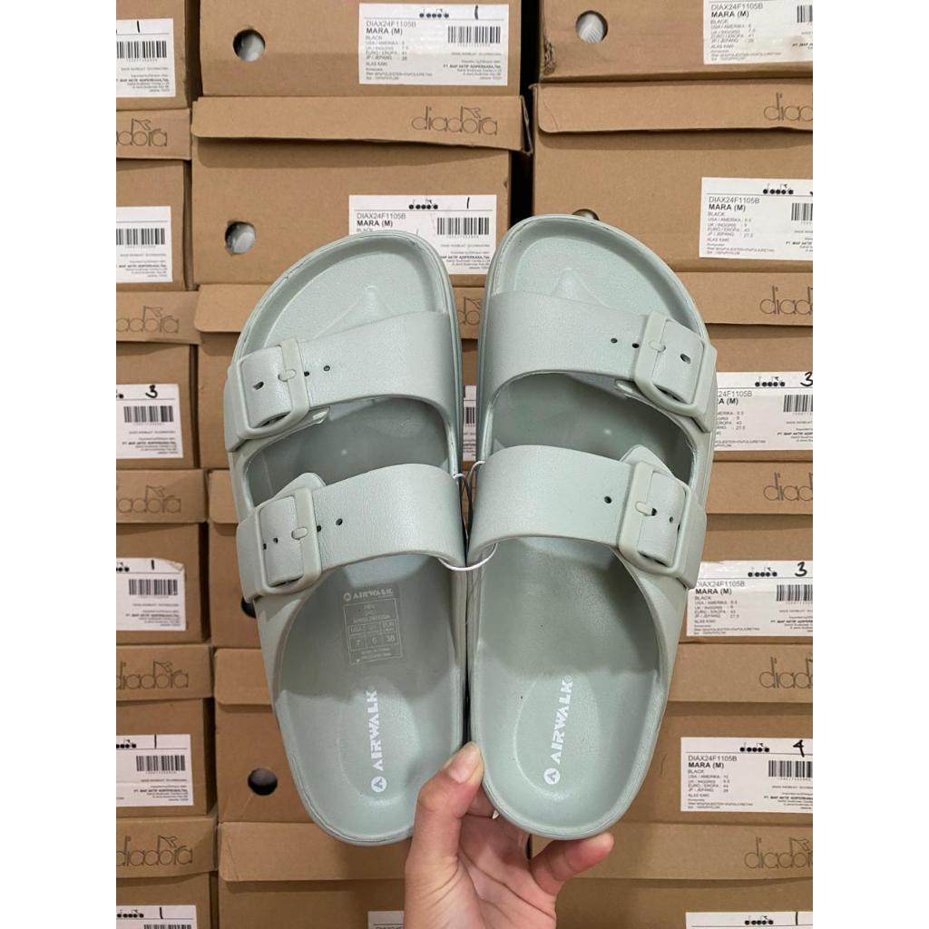 Airwalk Clova Green [NO BOX] Sendal Wanita Original