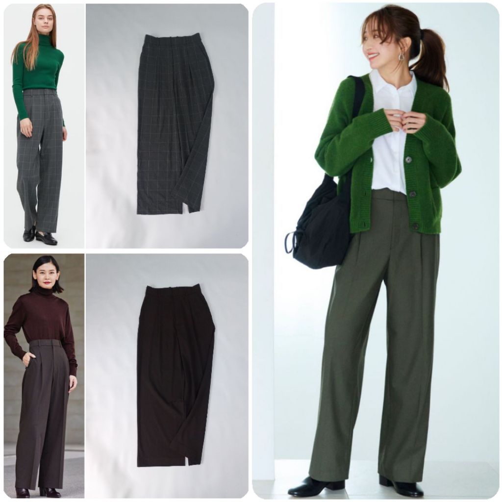 UNIQLO Pleated Wide Pants
