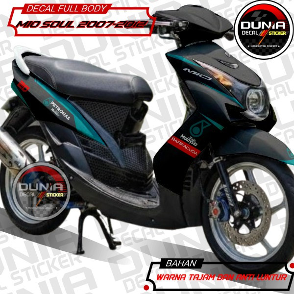 Decal Mio Soul Stiker full body Yamaha mio soul Old 2007 - 2012 sticker motor mio Soul Karbu motif P