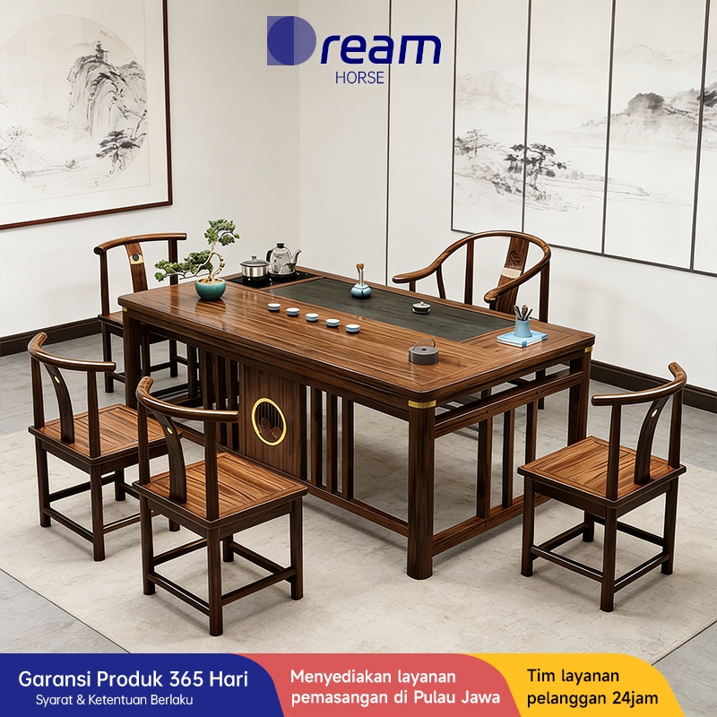 COD Meja Teh Kayu Solid/Kelas Atas Meja Teh/Meja Teh Set/Meja Teh Rumah Tangga/Meja Tamu