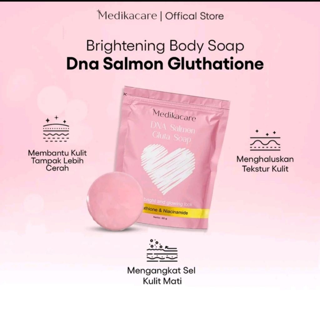 DNA SALMON GLUTA SOAP MEDIKACARE/SABUN MEDIKACARE
