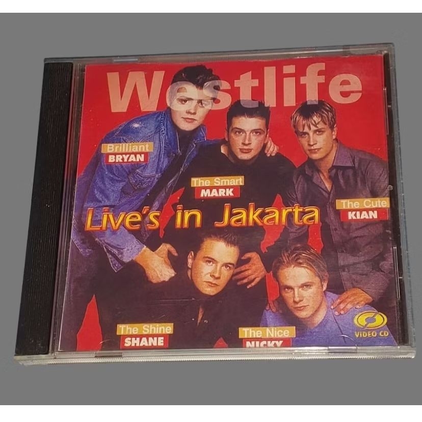 VCD Westlife Live In Jakarta