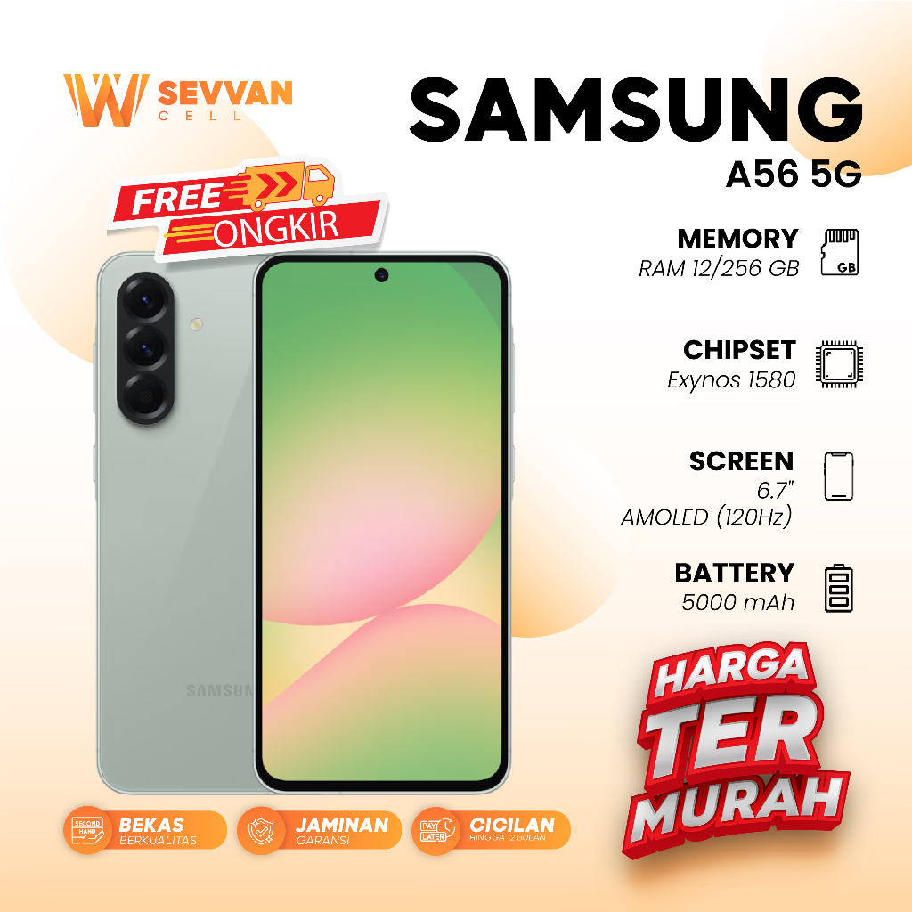 Handphone Samsung Galaxy A56 5G Ram 12 256GB