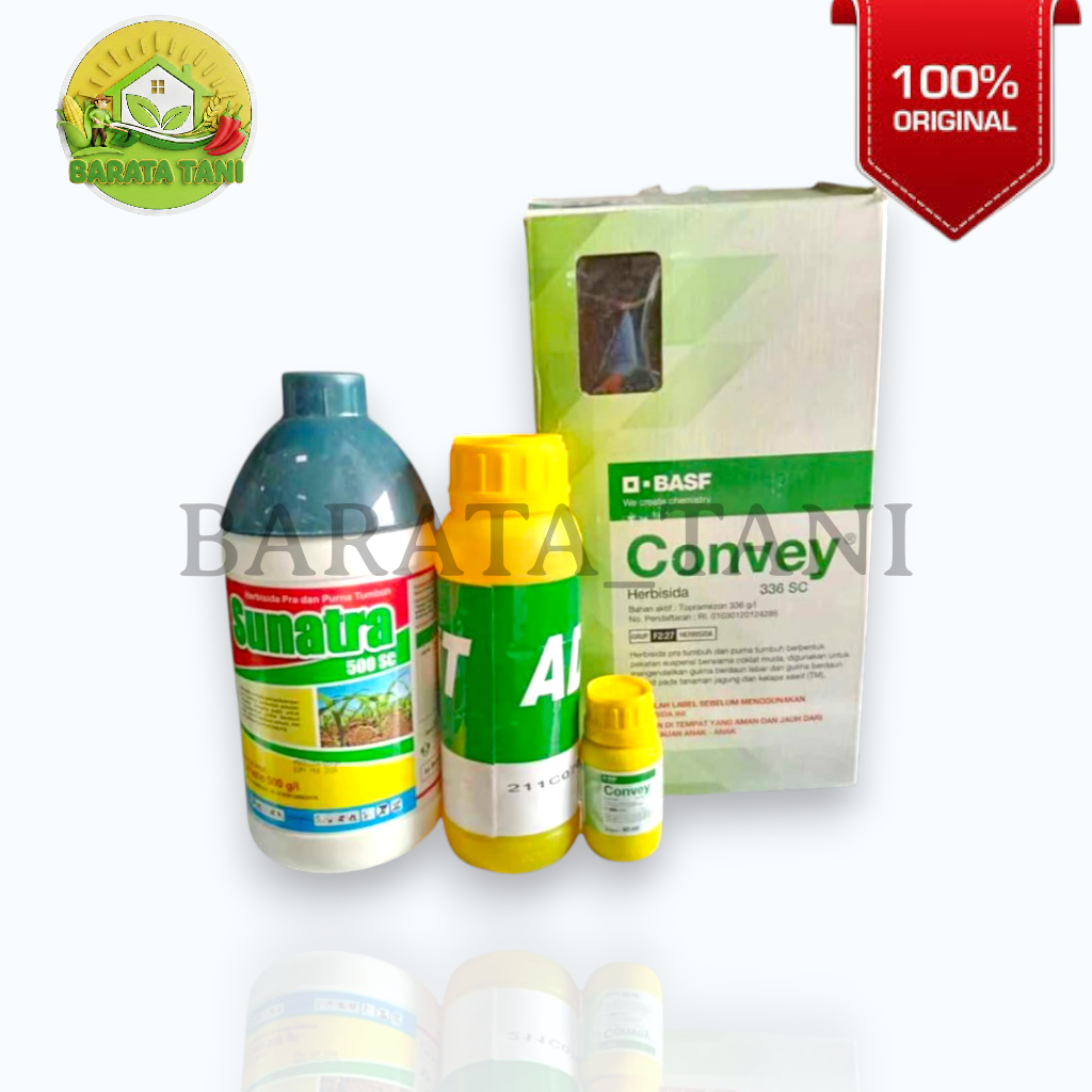 Convey 336 SC PAKET 500ml  Herbisida Jagung Kendalikan Gulma Pra Tumbuh Purna Tumbuh