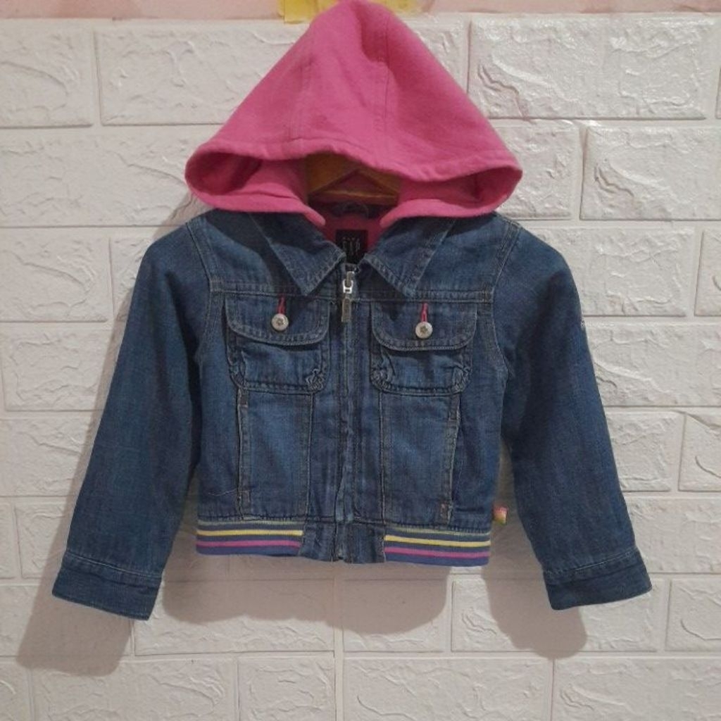 Jacket jeans hoodie babyGAP size 90/LD 56 P 30