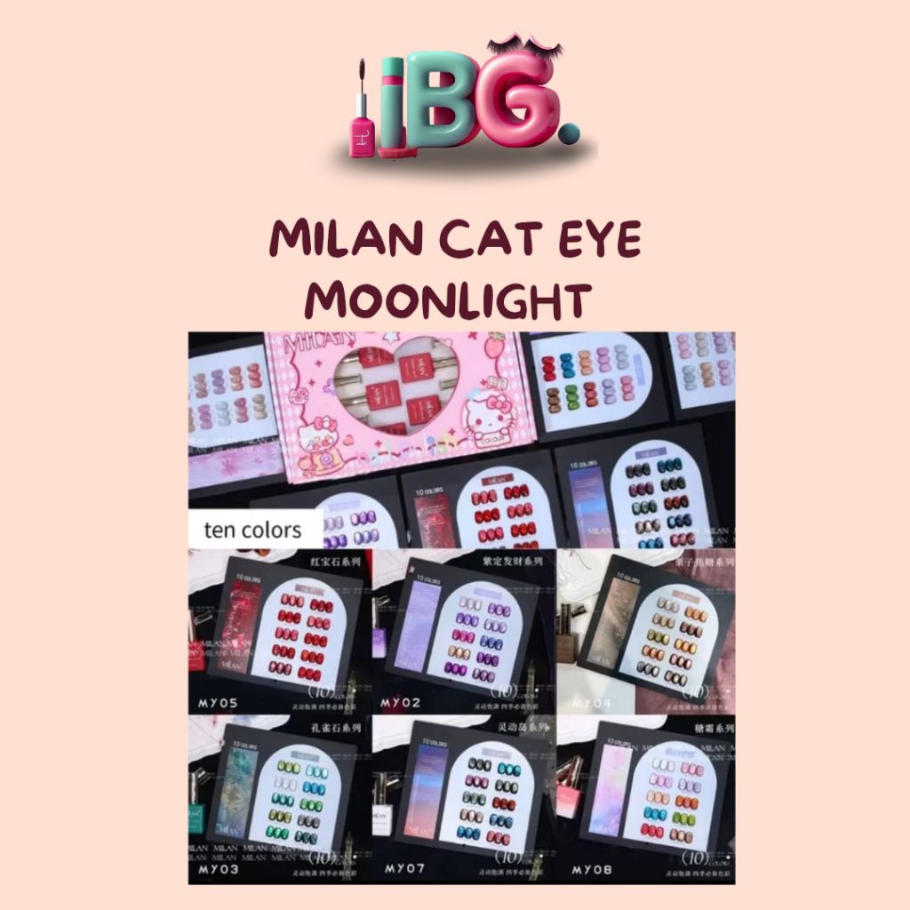 Kutek cat eye Milan Cat eye kutek gel Milan Kutek Gel cat eye Milan moonlight Cat eyes nail gel Milan moonlight
