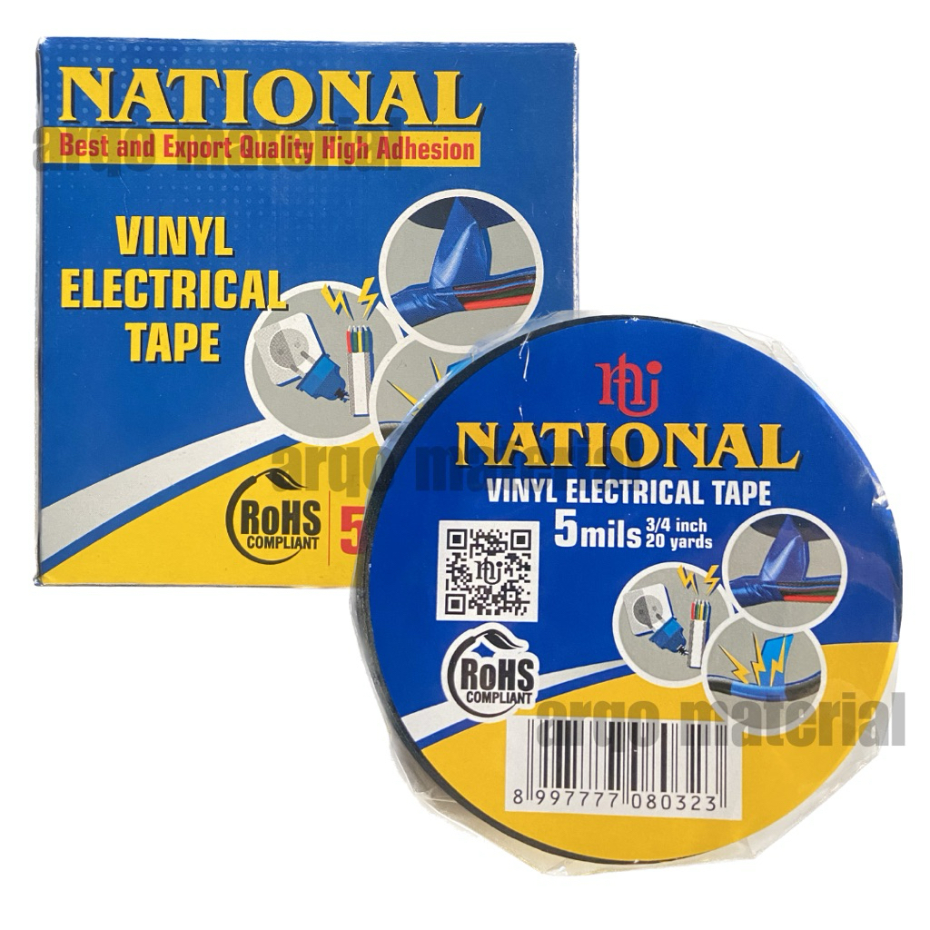 [Grosir] Isolasi Listrik National/Vinyl Electrical Tape National