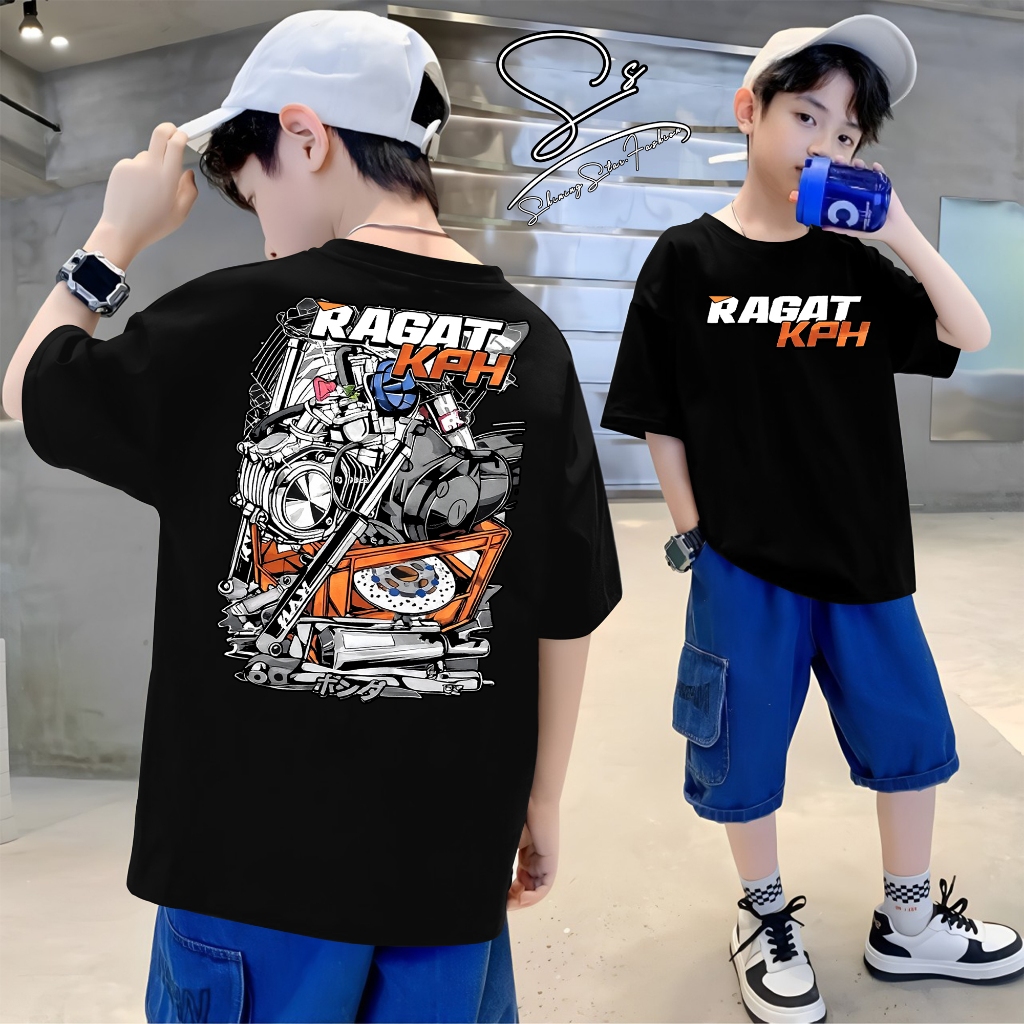 Baju Anak Kaos Atasan Pria Cowok Ragat Kph Gank Kphgank125 Engine Jogja Style Distro Original Sujusa