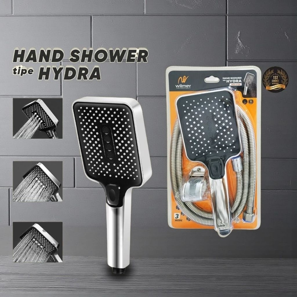 [Wilmer]Hand Shower 3Mode/Hand shower kamar mandi/Shower mandi/Shower Petak kamar mandi