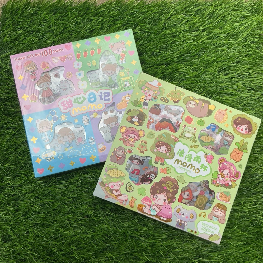 Sticker Momo 5pcs | Korean Cute Sticker Pack