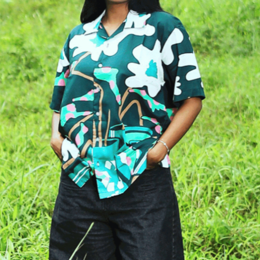 Shirt GORI THE LABEL - GORI X WADEZIG Shirt SS Green