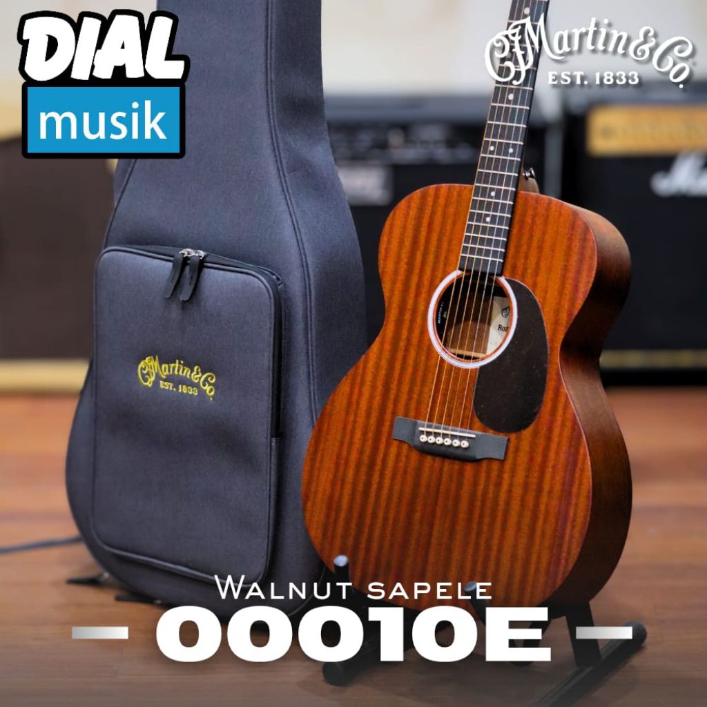 Martin OOO10E Walnut Sapele - Gitar Akustik Elektrik Martin Original / Martin OOO-10-E / MARTIN OOO 