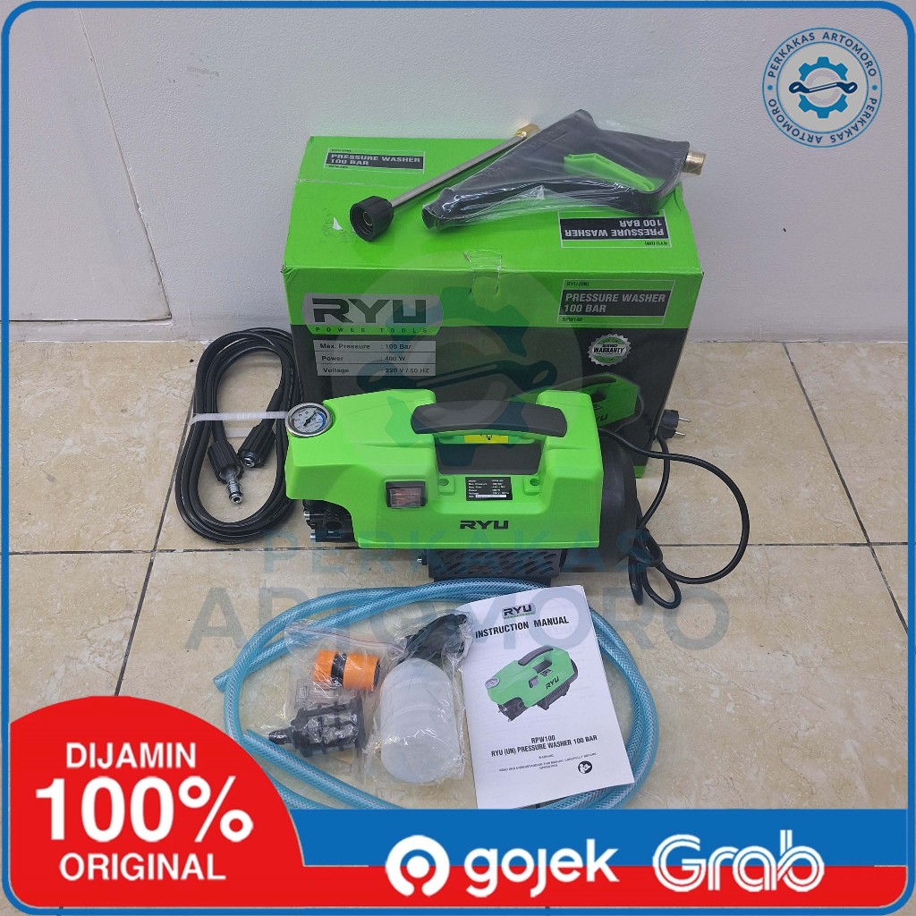 RYU RPW 100 High Pressure Cleaner - Mesin Jet Cleaner Steam Cuci Kendaraan & AC