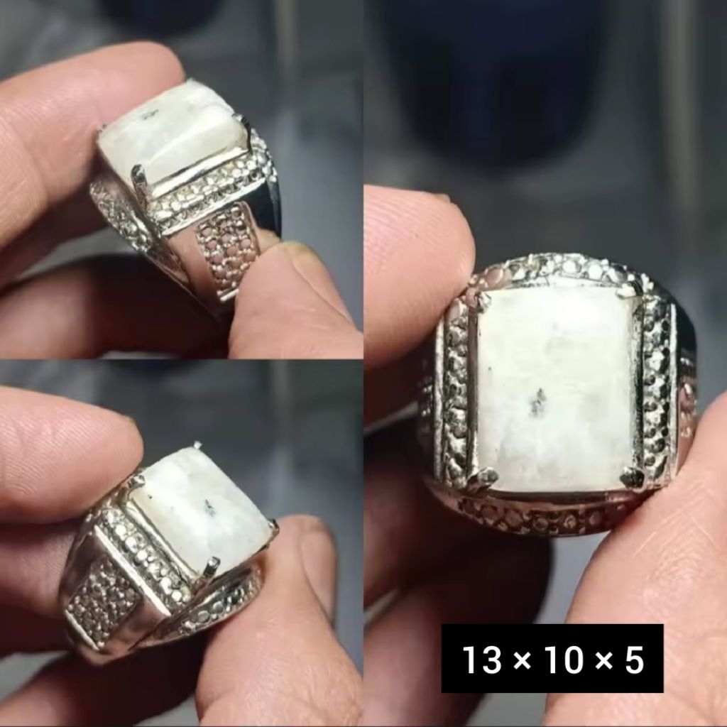 EST. JARI 8 - 9 NATURAL CINCIN BATU AKIK BIDURI AIR LAUT