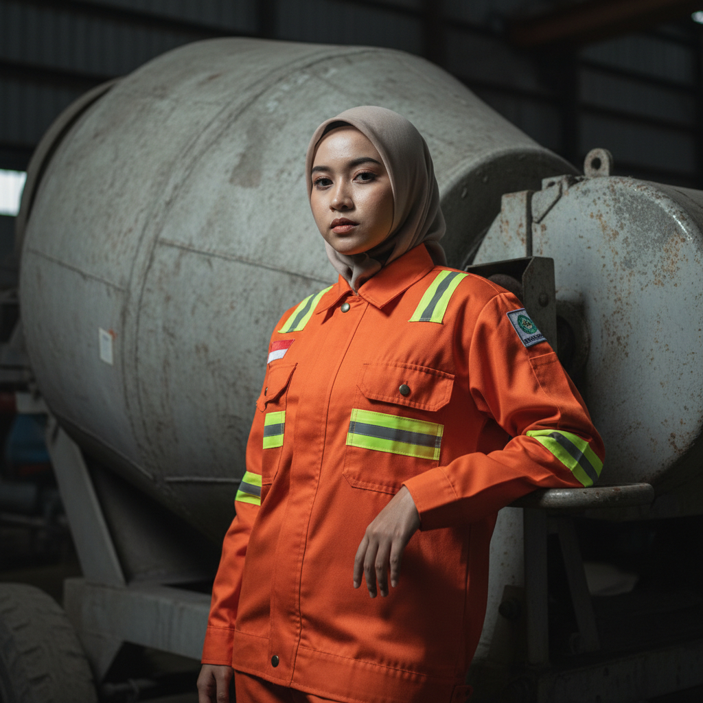 Wearpack Safety Atasan SEMI JAKET TAMBANG/Pakaian Kerja/APD/K3/Migas/Lengan Panjang