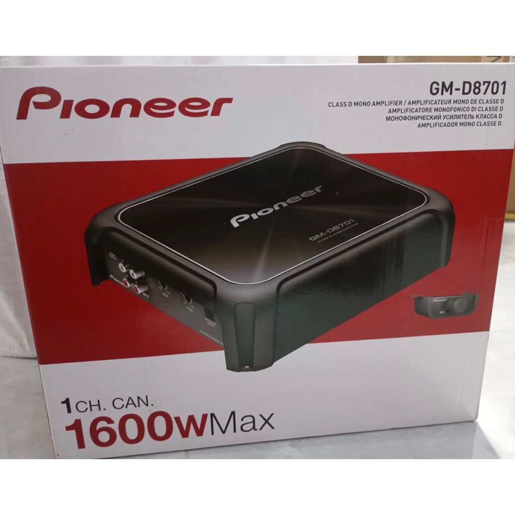 Power monoblock merk Pioneer GM-D8701 class D