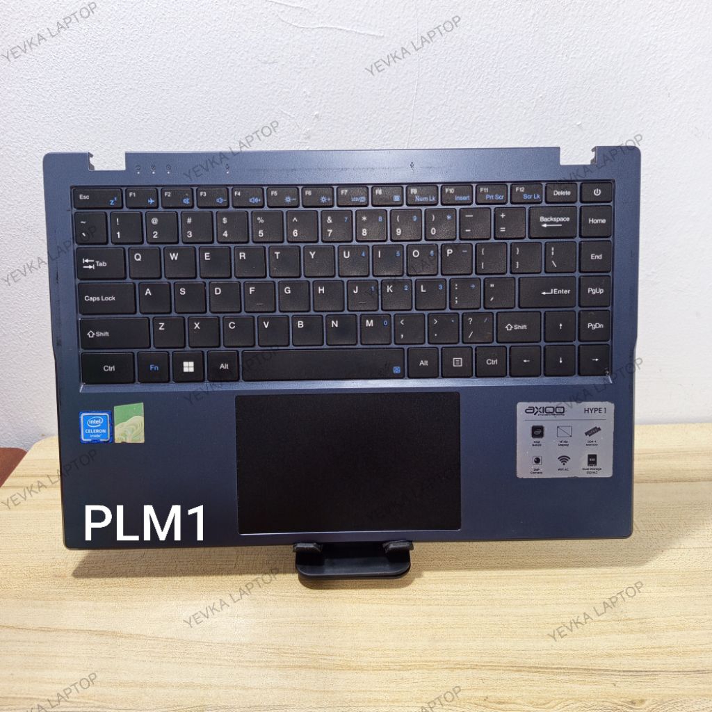 [ BIRU ] Palmrest Axioo Hype 1 Normal Tested Seken Original [ frame cover casing case kesing keyboar