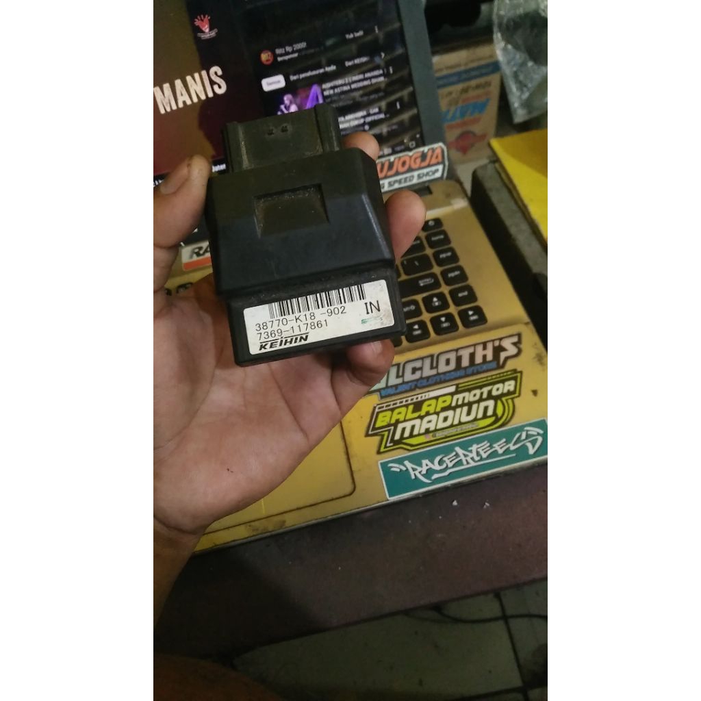 ECU CDI ORIGINAL COPOTAN HONDA VERZA 150 OLD BUKAN ORI TOKO
