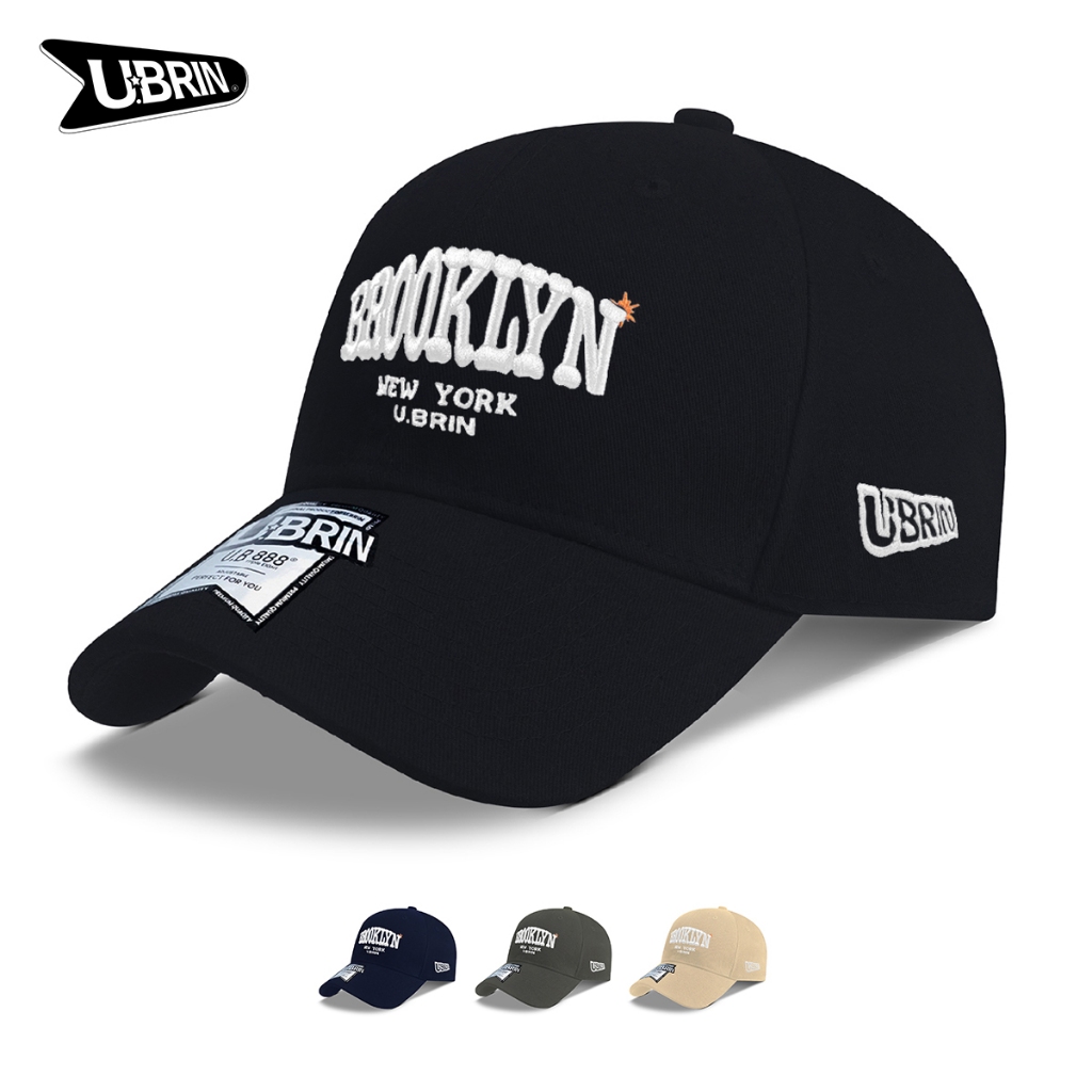 U.BRIN Topi Baseball UB8027 Original BROOKLYN Modern UBRIN Hat Cap Casual Distro Fashion Dewasa