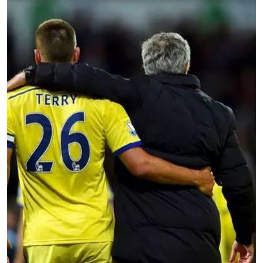 Gratis Nameset TERRY 26 Jersey Retro Chelsea 2016 2017