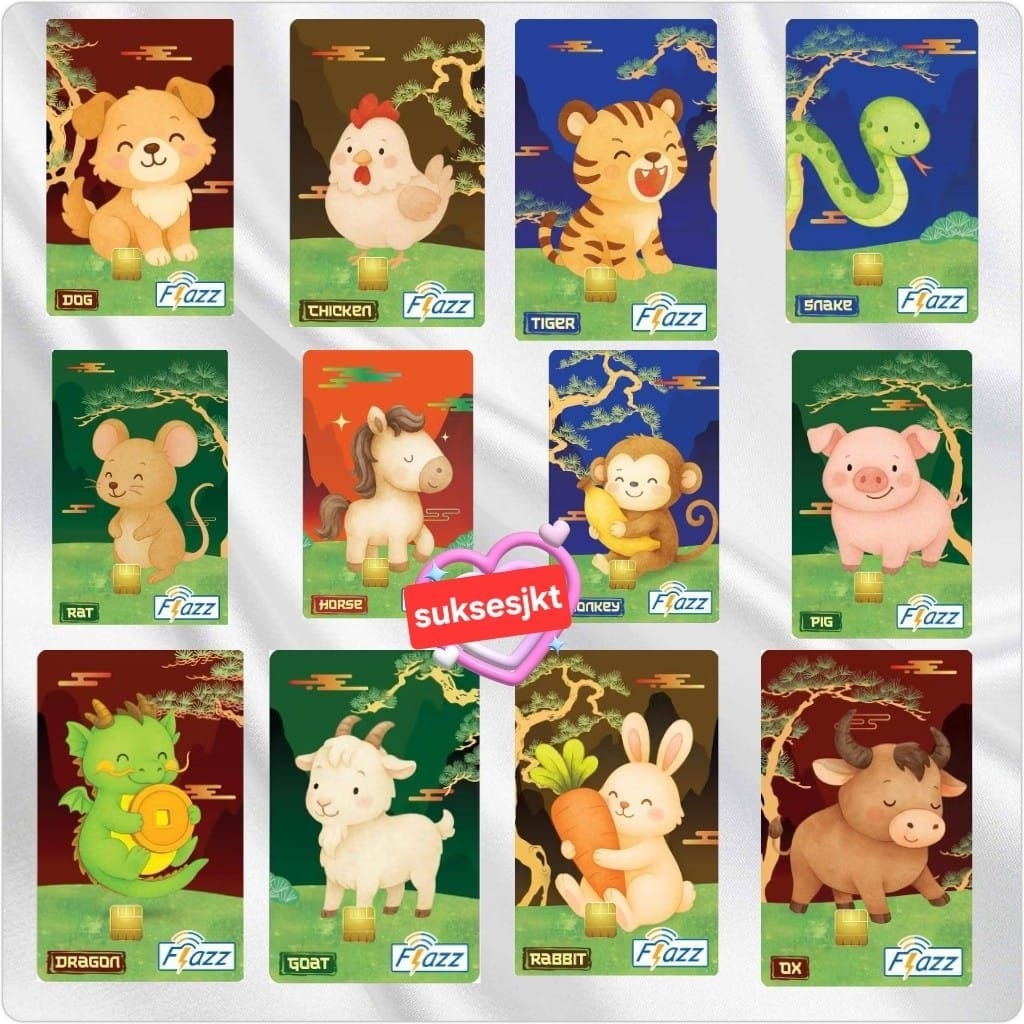 kartu Flazz Shio Chinese Zodiac Gen 2