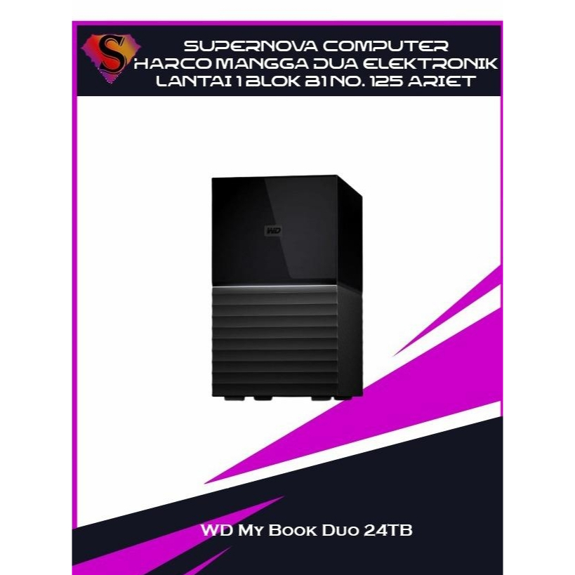 WD My Book Duo 24TB - HD HDD Hardisk Eksternal External